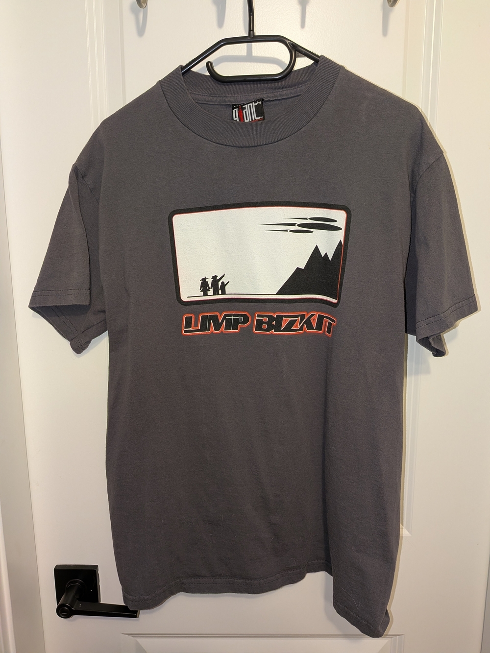 Vintage 1999 Limp Bizkit Graphic T-Shirt - Charcoal